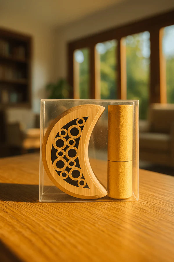 Levitating - Floating Flower Pot with Wood Base